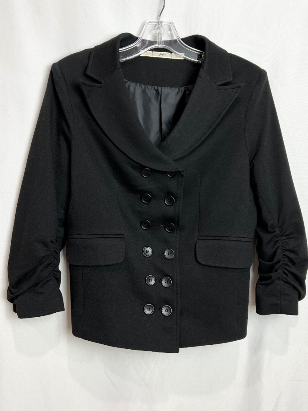 Gibson Double Breasted Blazer Black Jacket Size L